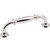 Jeffrey Alexander Tiffany Collection 4-1/2" W Decorative Cabinet Pull, 96mm (3-3/4") Center-to-Center in Polished Nickel
