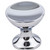 Jeffrey Alexander Rae Collection 1-1/16" Diameter Small Decorative Cabinet Knob in Polished Chrome
