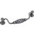 Jeffrey Alexander Tuscany Collection 5-15/16'' W Birdcage Cabinet Bail Pull with Backplates in Distressed Antique Silver