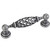 Jeffrey Alexander Tuscany Collection 4-11/16'' W Birdcage Cabinet Pull in Distressed Antique Silver