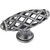 Jeffrey Alexander Tuscany Collection 2-5/16'' W Birdcage Cabinet T-Knob in Distressed Antique Silver