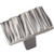Jeffrey Alexander Valencia Collection 1-3/16'' W Ruched Rectangle Cabinet Knob in Brushed Pewter