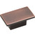 Jeffrey Alexander Mirada Collection 1-9/16'' W Rectangle Cabinet Knob in Brushed Oil Rubbed Bronze