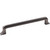 Jeffrey Alexander Callie Collection 7-1/2" W Decorative Cabinet Pull in Brushed Pewter, Center to Center: 160mm (6-1/4")