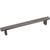 Jeffrey Alexander Anwick Collection 7-5/8" W Rectangle Cabinet Pull in Brushed Pewter, 7-5/8" W x 1-1/16" D, Center to Center 160mm (6-1/4")