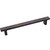 Jeffrey Alexander Anwick Collection 7-5/8" W Rectangle Cabinet Pull in Brushed Oil Rubbed Bronze, 7-5/8" W x 1-1/16" D, Center to Center 160mm (6-1/4")