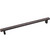 Jeffrey Alexander Anwick Collection 10-5/16" W Rectangle Cabinet Pull in Brushed Oil Rubbed Bronze, 10-5/16" W x 1-1/16" D, Center to Center 228mm (9")