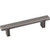 Jeffrey Alexander Anwick Collection 5-1/8" W Rectangle Cabinet Pull in Brushed Pewter, 5-1/8" W x 1-1/16" D, Center to Center 96mm (3-3/4")
