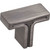 Jeffrey Alexander Anwick Collection 1-3/8" W Rectangle Cabinet Knob in Brushed Pewter, 1-3/8" W x 1-1/16" D