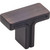 Jeffrey Alexander Anwick Collection 1-3/8" W Rectangle Cabinet Knob in Brushed Oil Rubbed Bronze, 1-3/8" W x 1-1/16" D