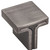 Jeffrey Alexander Anwick Collection 1-1/8" W Rectangle Cabinet Knob in Brushed Pewter, 1-1/8" W x 1-1/16" D