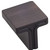 Jeffrey Alexander Anwick Collection 1-1/8" W Rectangle Cabinet Knob in Brushed Oil Rubbed Bronze, 1-1/8" W x 1-1/16" D