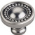 Jeffrey Alexander Prestige Collection 1-3/8" Diameter Beaded Round Cabinet Knob in Brushed Pewter