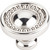 Jeffrey Alexander Prestige Collection 1-3/8" Diameter Beaded Round Cabinet Knob in Polished Nickel