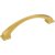 Jeffrey Alexanders Roman Collection 6-1/4" W Decorative Cabinet Pull, 128 mm (5") Center to Center, Brushed Gold, 6-1/4" W x 1-7/8" D x 1-7/8" H