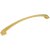Jeffrey Alexanders Roman Collection 10" W Decorative Cabinet Pull, 224 mm (8-7/8") Center to Center, Brushed Gold, 10" W x 1-1/2" D x 1-1/2" H