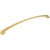 Jeffrey Alexanders Roman Collection 13-3/16" W Decorative Appliance Pull, 305 mm (12") Center to Center, Brushed Gold, 13-3/16" W x 1-9/16" D x 1-9/16" H