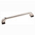 Jeffrey Alexander Marlo Collection 7-1/16" W Decorative Cabinet Pull in Polished Nickel, Center to Center: 160mm (6-1/4")