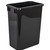 Waste Container, 35 Quart (8.75 Gallon), Black, 9-7/16"W x 14-1/2"D x 18"H