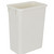Waste Container, 35 Quart (8.75 Gallon), White, 9-7/16"W x 14-1/2"D x 18"H