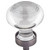 Jeffrey Alexander Harlow Collection 1-7/16" Diameter Small Glass Button Decorative Cabinet Knob in Brushed Pewter