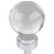 Jeffrey Alexander Harlow Collection 1-1/16" Diameter Small Glass Sphere Decorative Cabinet Knob in Polished Chrome