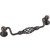 Jeffrey Alexander Zurich Collection 5-15/16'' W Twisted Iron Cabinet Bail Pull in Brushed Oil Rubbed Bronze