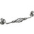 Jeffrey Alexander Zurich Collection 7-3/16'' W Twisted Iron Cabinet Bail Pull in Distressed Antique Silver