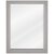 Jeffrey Alexander Cade Beveled Glass Mirror in Grey Finish, 22" W x 1" D x 28" H