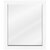 Jeffrey Alexander Cade Beveled Glass Mirror in White Finish, 22" W x 1" D x 28" H
