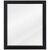 Jeffrey Alexander Cade Beveled Glass Mirror in Black Finish, 24" W x 1" D x 28" H