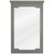 Jeffrey Alexander Chatham Beveled Glass Mirror in Grey Finish, 22" W x 1-1/2" D x 34" H 
