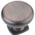 Jeffrey Alexander Belcastel 1 Collection 1-3/8" Diameter Forged Look Flat Bottom Cabinet Knob in Brushed Oil Rubbed Bronze