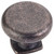 Jeffrey Alexander Belcastel 1 Collection 1-3/8" Diameter Forged Look Flat Bottom Cabinet Knob in Distressed Oil Rubbed Bronze