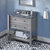 36" Grey Adler Vanity, Grey Marble Vanity Top with Undermount Rectangle Sink