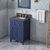 24" Hale Blue Chatham Vanity, Grey Quartz Vanity Top with Undermount Rectangle Sink
