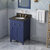 24" Hale Blue Chatham Vanity, Blue Limestone Vanity Top with Undermount Oval Sink