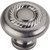 Jeffrey Alexander Lenior Collection 1-1/4" Diameter Round Cabinet Knob with Rope Detail in Brushed Pewter
