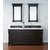 James Martin Furniture Brookfield 72'' Burnished Mahogany w/ White Zeus Top Front View