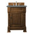 James Martin Furniture Brookfield 26'' Single Vanity in Country Oak with 3cm (1-3/8'' ) Thick Cala Blue Quartz Top and Rectangle Undermount Sink