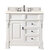 James Martin Furniture Brookfield 36'' W Bright White Single Vanity with 3cm (1-3/8'' ) Thick Eternal Marfil Quartz Top