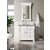 James Martin Furniture Brookfield 36'' W Bright White Single Vanity with 3cm (1-3/8'' ) Thick Grey Expo Quartz Top