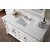 James Martin Furniture Brookfield 60'' W Bright White Single Vanity with 3cm (1-3/8'' ) Thick Arctic Fall Solid Surface Top