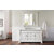 James Martin Furniture Brookfield 60'' W Bright White Single Vanity with 3cm (1-3/8'' ) Thick Eternal Serena Quartz Top