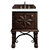 James Martin Furniture Balmoral 26'' Single Vanity Cabinet in Antique Walnut w/ 3cm (1-3/8'') Thick White Zeus Quartz Top