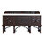 James Martin Furniture Balmoral 72'' Double Vanity Cabinet in Antique Walnut w/ 3cm (1-3/8'') Thick White Zeus Quartz Top