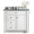 James Martin Furniture Bristol 36'' Single Vanity in Bright White with 3cm (1-3/8'' ) Thick Cala Blue Quartz Top and Rectangle Undermount Sink