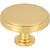 1-3/4'' Dia Knob in Brushed Gold