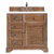 James Martin Furniture Savannah 36'' Single Vanity Cabinet in Driftwood w/ 3cm (1-3/8'') Thick White Zeus Quartz Top