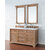 James Martin Furniture Savannah 60'' Driftwood w/ White Zeus Top Angle View